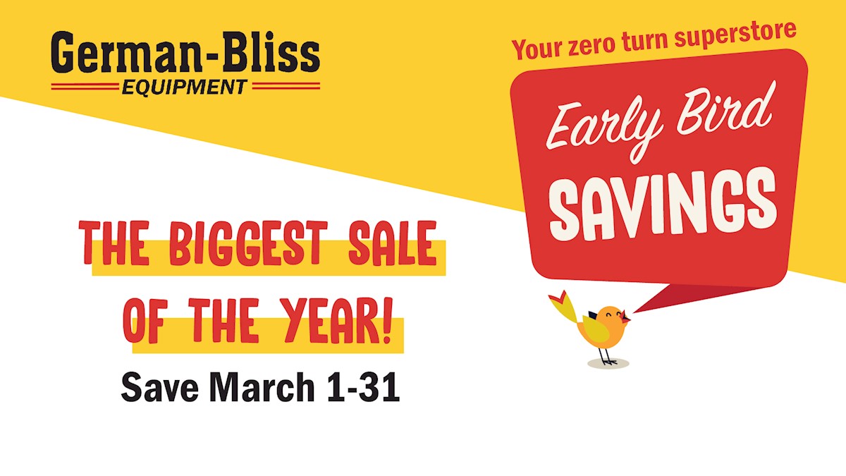 Early Bird Savings Event